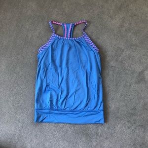 Blue and Pink Ivivva Tank Top